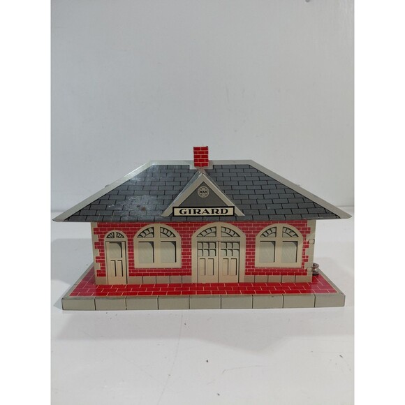 Marx O Gauge Model Railroad Scenery Girard Whistle Station/Depot Building - Picture 1 of 8